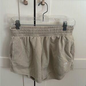 Gymshark Women's Beige Athletic Shorts